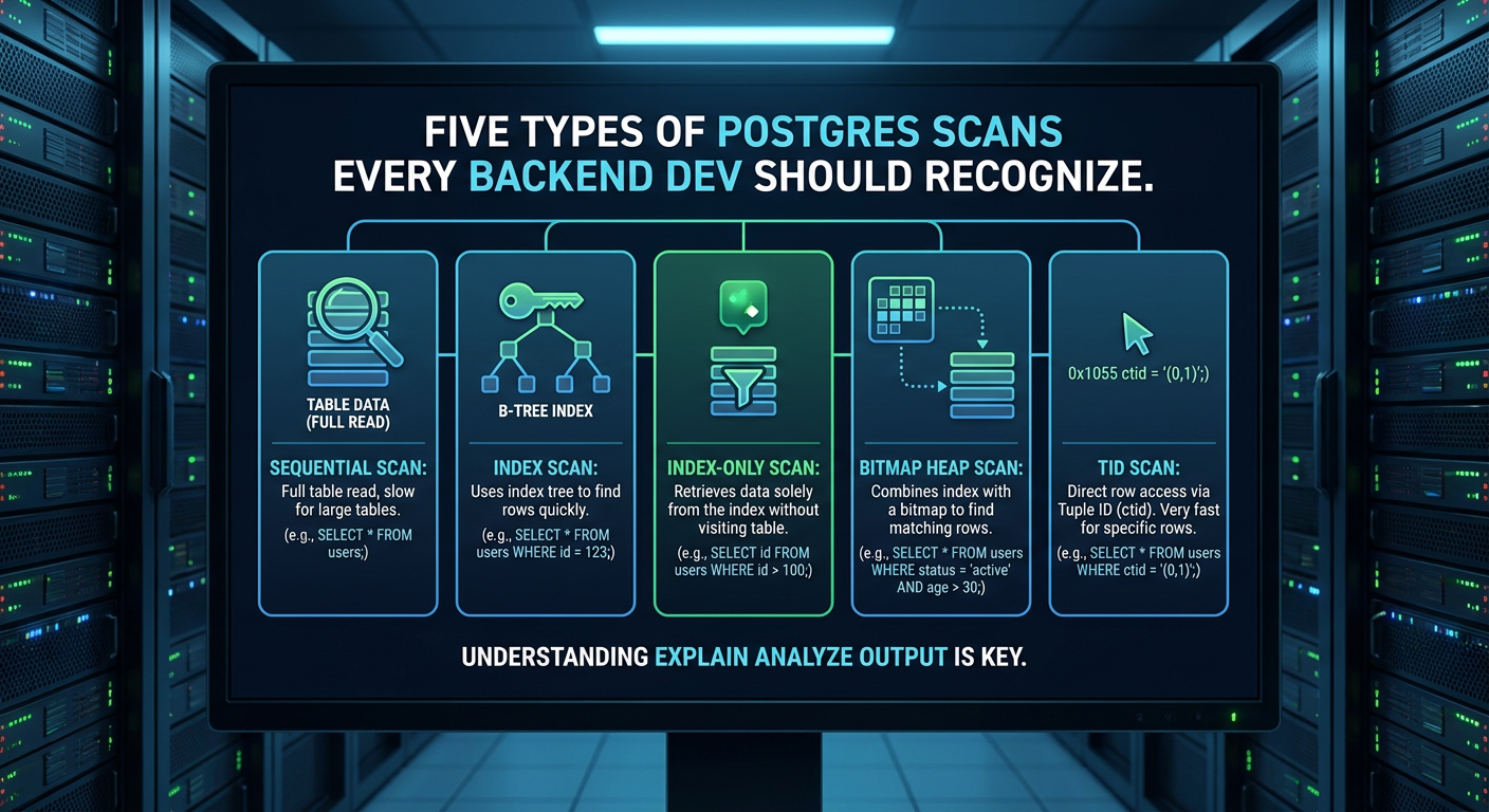 Five types of scans every backend dev should recognise